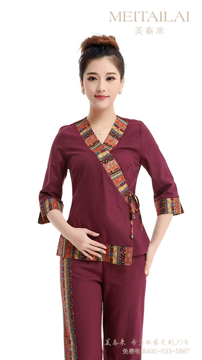 甘孜州东南亚风情酒店服装生产